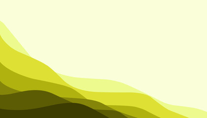 Obraz premium Abstract background illustration of yellow waves