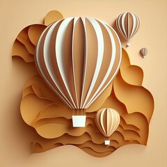Paper cutout - balloon