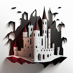 Paper cutout - castle