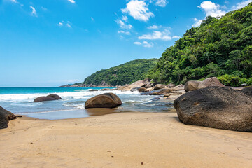 Praia de Parnaioca, Parnaioca Beach at Ilha Grande, Agnra dos Reis, Brazil