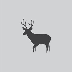 deer silhouette vector,deer logo