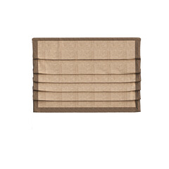 curtain isolated on a transparent background, 3D illustration, cg render