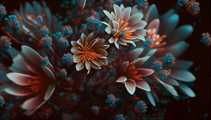 Fototapeta na wymiar flowers Generative AI