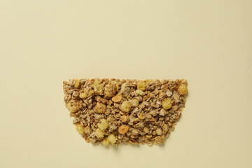 Photo of uncooked food for breakfast - muesli