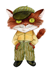 Ginger cat dandy