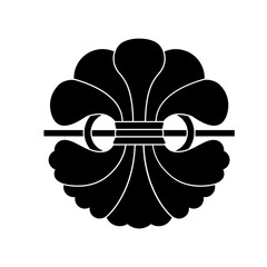 蕨紋・替り結綿（かわりゆいわた）/ 紐付き変り結綿（ひもつきかわりゆいわた）