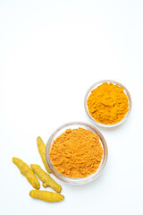Fragrant seasoning - turmeric, one of the main ingredients in Indian curry