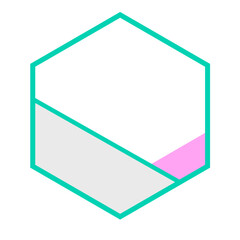Hexagon Frame and Label