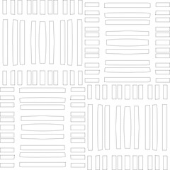 Simple curved line design.Abstract geometric black and white pattern for web page, textures, card, poster, fabric, textile.dot patterns.