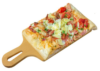 Pizza jambon cru