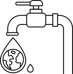 Save water icon