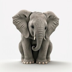 3D Baby Elephant