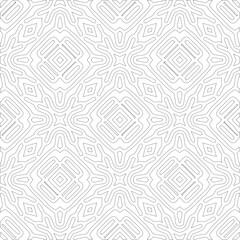 Fototapeta premium Stylish texture with figures from lines. Simple curved line design.Abstract geometric black and white pattern for web page, textures, card, poster, fabric, textile.dot patterns.