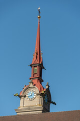 Saint Peter and Paul church in Oberaegeri in Switzerland