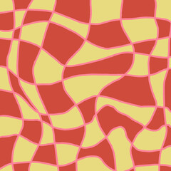 Minimalistic Abstract 70 style illustration with bright colors Art Deco Vintage Patterns