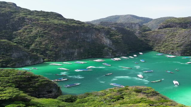 Beautiful Drone Footage in Koh Phi Phi Thailand, where the famous movie "The Beach" was filmed with Leonardo DiCaprio.