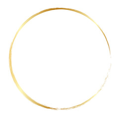Golden Circle, golden border, golden frame, wedding ornament, luxurious gold circle