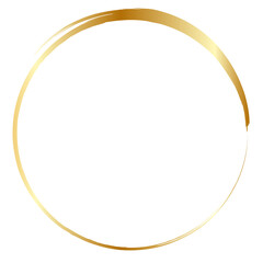 Golden Circle, golden border, golden frame, wedding ornament, luxurious gold circle