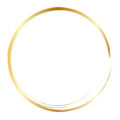 Golden Circle, golden border, golden frame, wedding ornament, luxurious gold circle