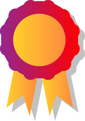 seal with ribbon