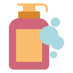 Liquid bath soap icon