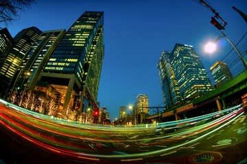 Obraz premium 東京 丸の内夜景 2023