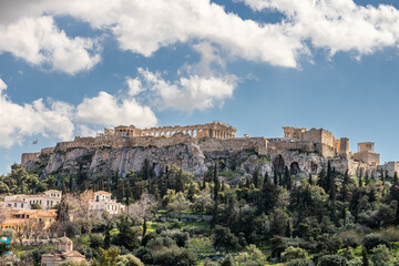 Fototapeta na wymiar View of Acropolis, Athens, Greece