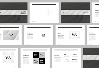 Minimal Grey and Black Brand Guidelines