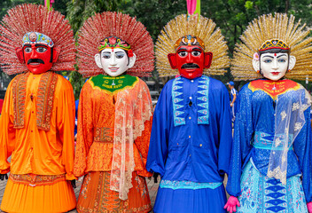 Ondel-ondel is a large puppet figure featured in Betawi folk performance of Jakarta, Indonesia....