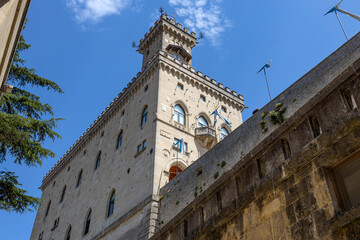 The Public Palace of the city of San Marino, Republic of San Marino, Europe