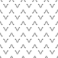 seamless pattern curvey element repeated design on white design