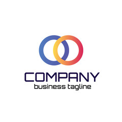 Abstract letter O logo design template. Colorful spiral creative sign. Universal vector icon.