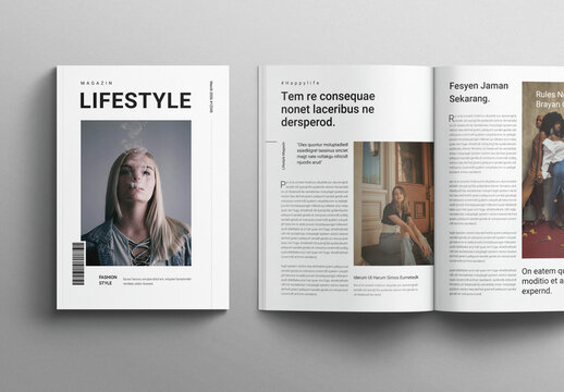 Lifestyle Magazine Layout