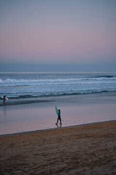 surfear en la hora azul