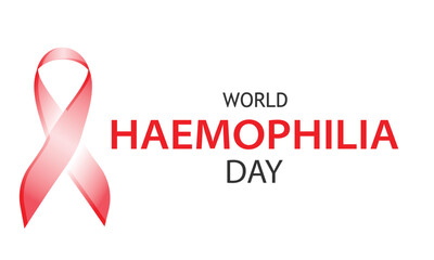 World Haemophilia Day. Template for background, banner, card, poster 