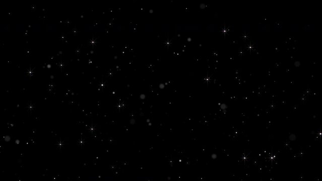 Stars seamless loop background. It can be added to many video projects, including vlogs, TV shows, commercials, films and music videos. It is available in full 4K resolution.