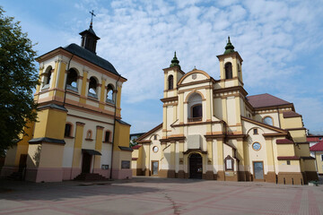 Fototapeta na wymiar Church of the Blessed Virgin Mary in Ivano-Frankivsk city, western Ukraine