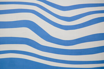 white-blue background, in the photo there are blue and white lines of various shapes