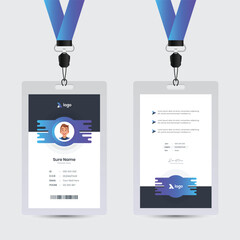 Company Id Card Template design, business id card design