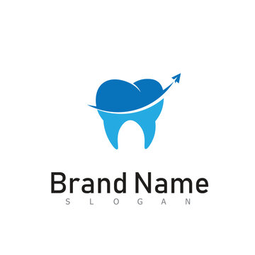 Dental Logo Design.Creative Dentist Logo. Dental Clinic Creative Company Vector Logo.