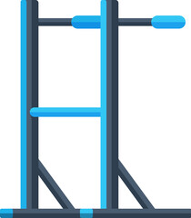 Bras for stretching and stretching the body.Training apparatus for the gym. Isometric set of fitness equipment symbols.vector illustration. Isolated on white background.