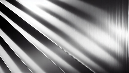 Abstract texture background, light shining on silver stainless sheet with Generative AI Technology