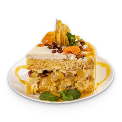 Delicious  apricot cake