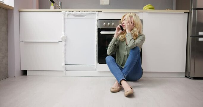 Broken Dishwasher Appliance Emergency