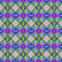 seamless multicolored abstract pattern. colorful decorative ornament. colorful mosaic. kaleidoscope. cover, print, template.
