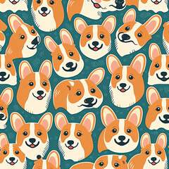 cute dog drawing wall paper 