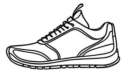 Vector Illustration of sneakers, Illustration of sports shoes