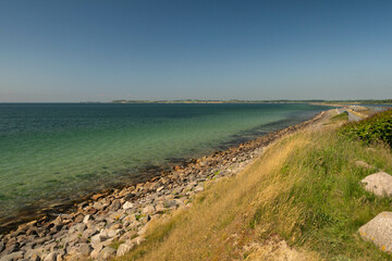 Fototapeta na wymiar Panorama dell'isola di Helnæs, Danimarca