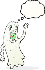 thought bubble cartoon ghost