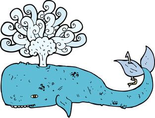 cartoon whale